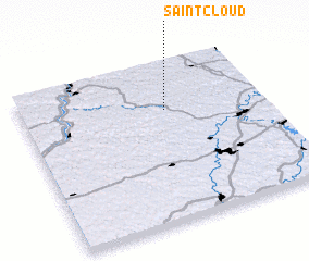 3d view of Saint Cloud