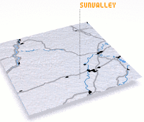 3d view of Sun Valley