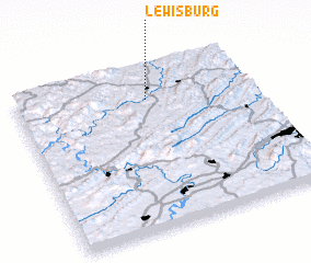 3d view of Lewisburg