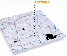 3d view of East Bend