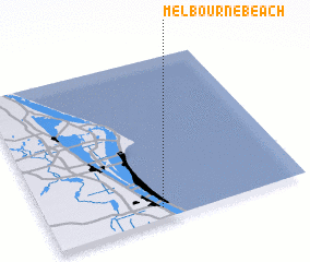 3d view of Melbourne Beach