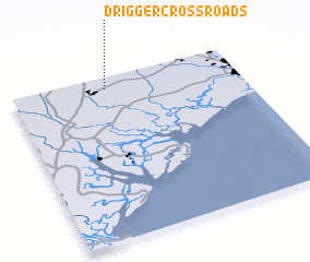 3d view of Drigger Crossroads