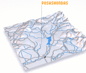 3d view of Posas Hondas