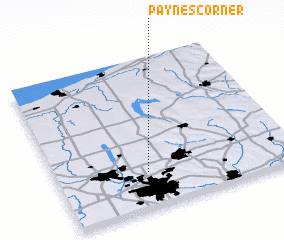 3d view of Paynes Corner