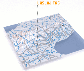 3d view of Las Lajitas