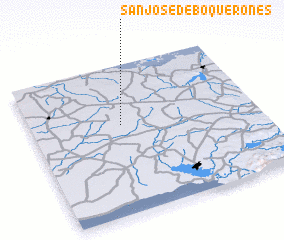 3d view of San José de Boquerones