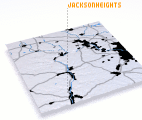 3d view of Jackson Heights
