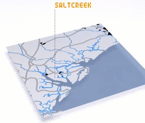 3d view of Salt Creek