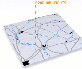 3d view of Branham Heights