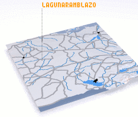 3d view of Laguna Ramblazo