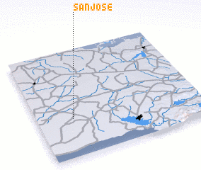 3d view of San José