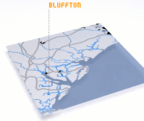 3d view of Bluffton