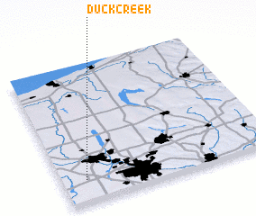 3d view of Duck Creek