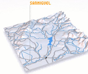 3d view of San Miguel