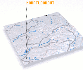 3d view of Mount Lookout