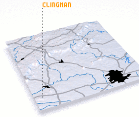 3d view of Clingman