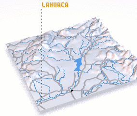 3d view of La Huaca