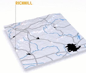 3d view of Rich Hill