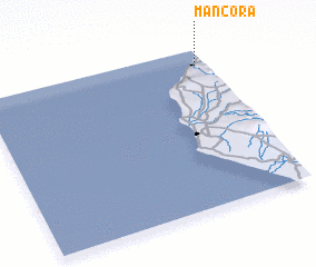 3d view of Máncora