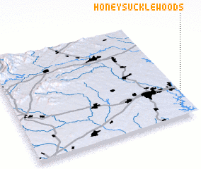 3d view of Honeysuckle Woods