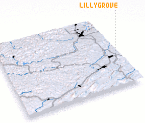 3d view of Lilly Grove