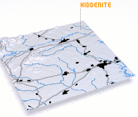 3d view of Hiddenite