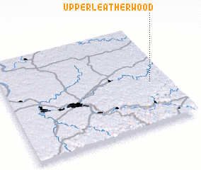 3d view of Upper Leatherwood