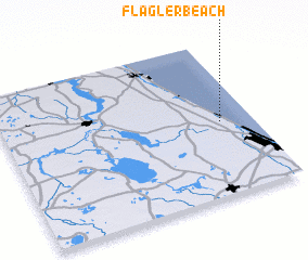 3d view of Flagler Beach