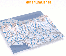 3d view of Guabal Saliente