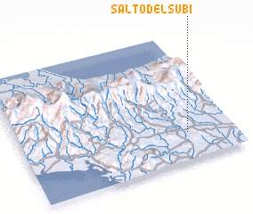 3d view of Salto del Subí