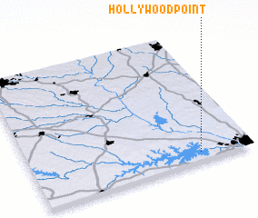 3d view of Hollywood Point