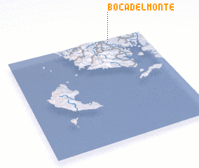 3d view of Boca del Monte