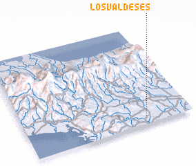 3d view of Los Valdeses