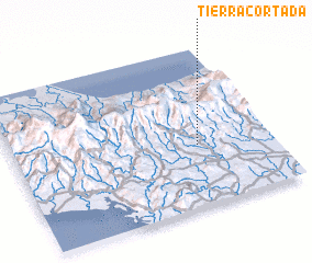 3d view of Tierra Cortada