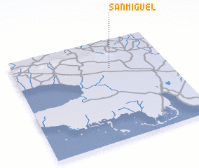 3d view of San Miguel