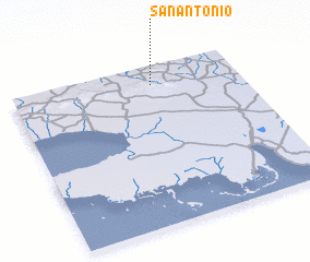 3d view of San Antonio