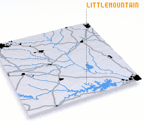 3d view of Little Mountain