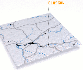 3d view of Glasgow