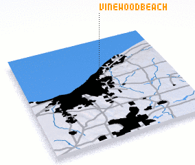 3d view of Vinewood Beach