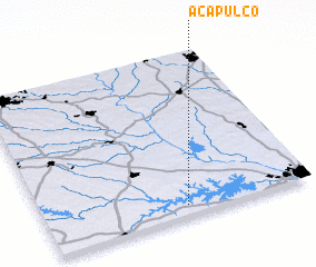 3d view of Acapulco