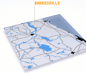 3d view of Bakersville