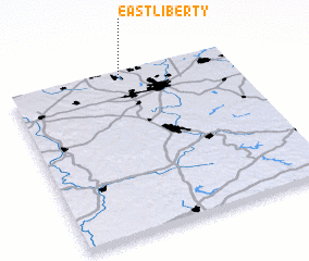 3d view of East Liberty