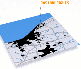 3d view of Boston Heights