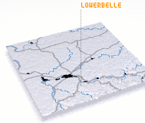 3d view of Lower Belle