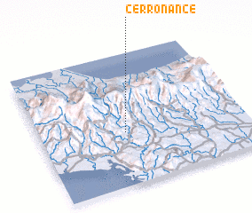 3d view of Cerro Nance