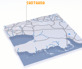 3d view of Santa Ana