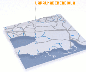 3d view of La Palma de Mendiola