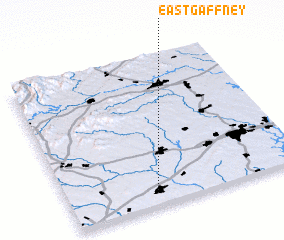 3d view of East Gaffney