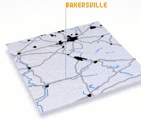 3d view of Bakersville