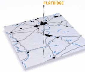 3d view of Flat Ridge